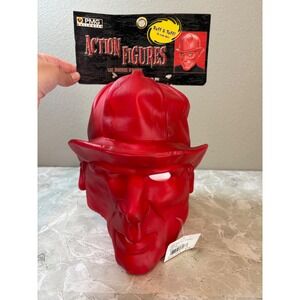 Vintage PMG Halloween Ruff & Tuff Action Figures Red Creepy Fireman Mask Costume